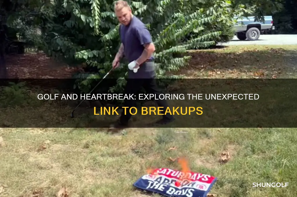 is there a relationship golf and breakups