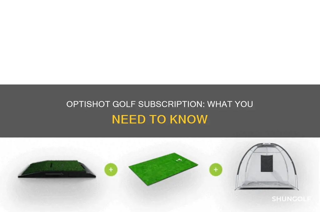 is there a subscription for optishot golf