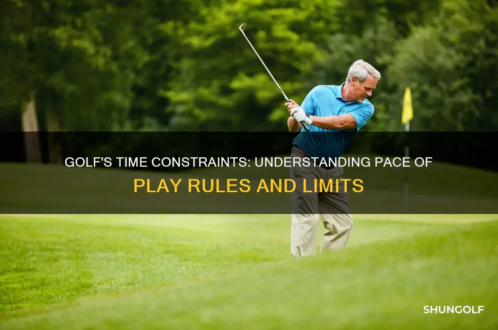 is there a time limit in golf