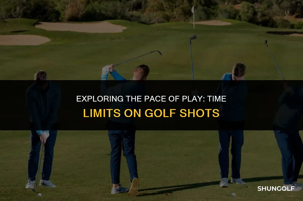 is there a time limit on golf shots