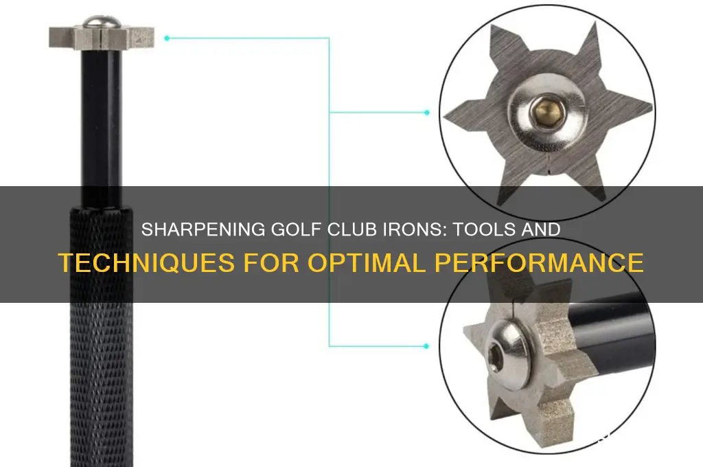 is there a tool to sharpen clean golf cub irons