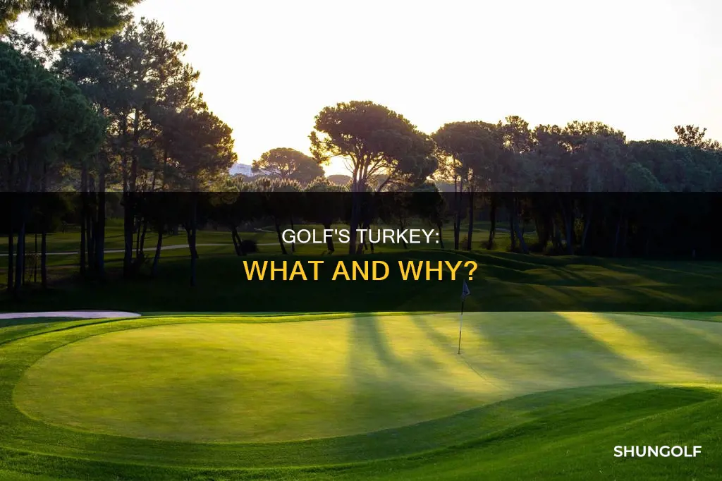 is there a turkey in golf