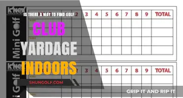 Mastering Indoor Golf: How to Accurately Determine Club Yardage