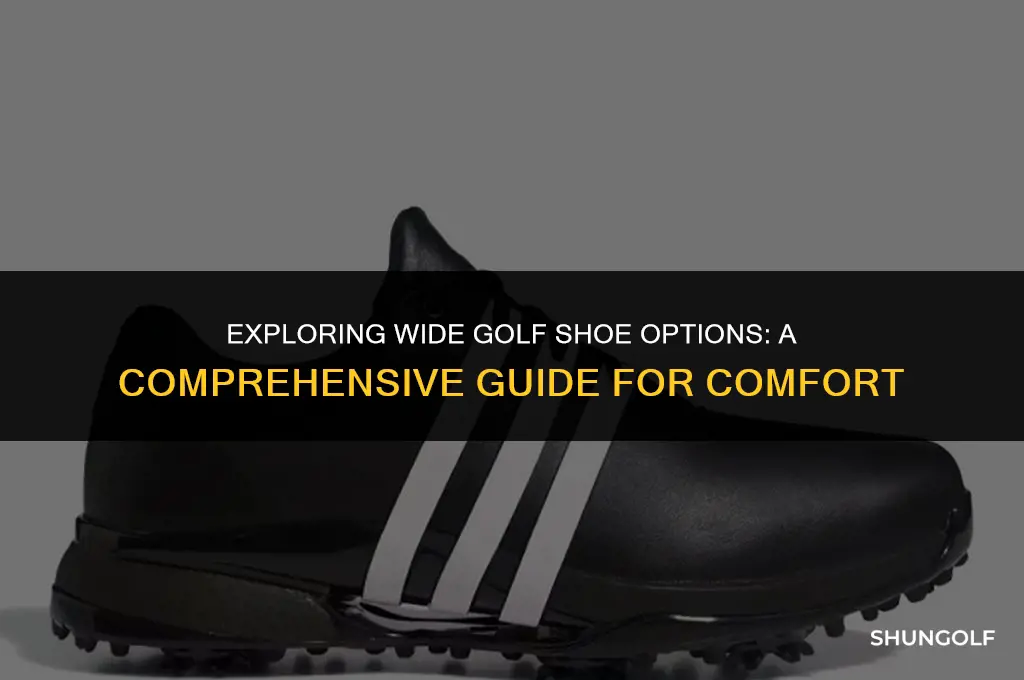 is there a wide golf shoe made
