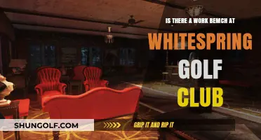 Does Whitespring Golf Club Offer a Work Bench for Players?