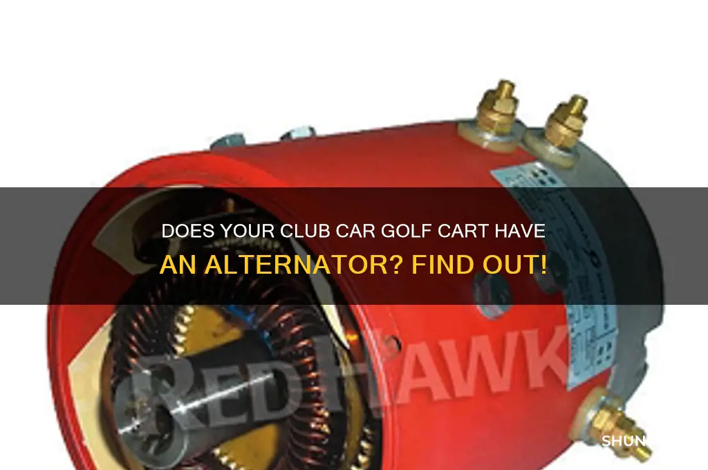 is there an alternator in a club car golf cart