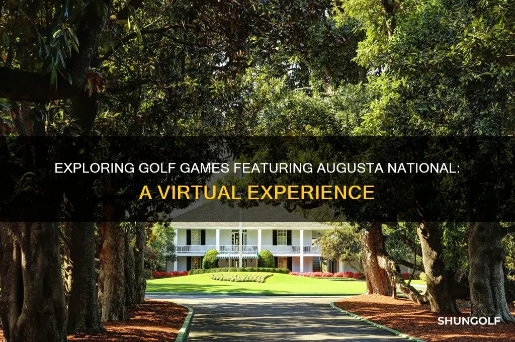 is there any golf game that has augusta