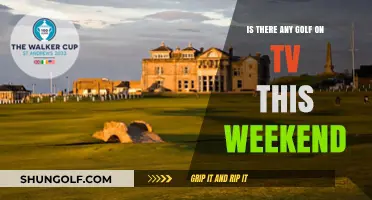 Tee Time on TV: Weekend Golf Schedule and Highlights