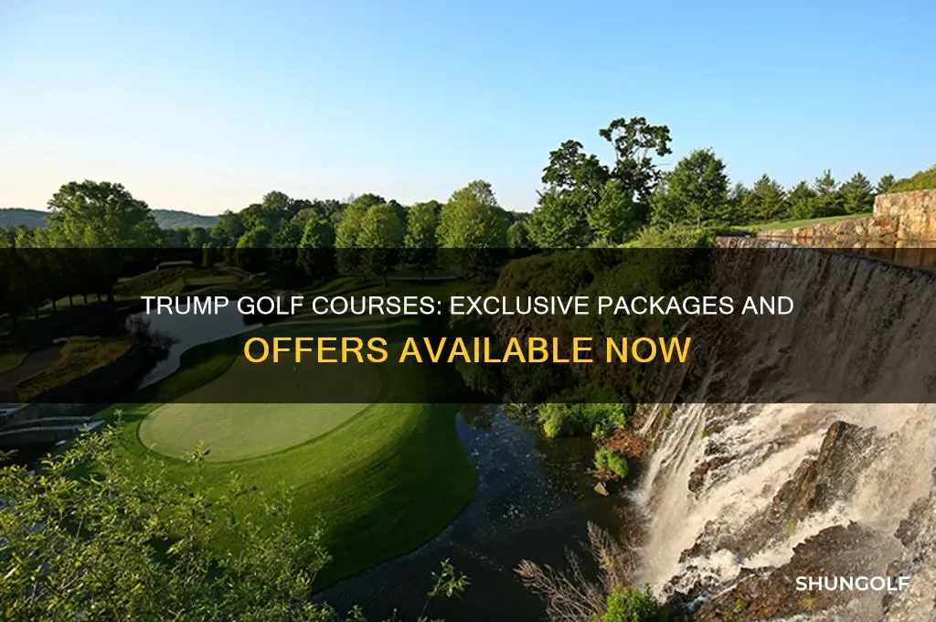 is there any golf packages at any trump golf courses