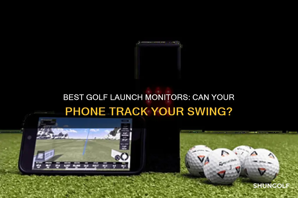 is there any launch monitors for golf on my phone