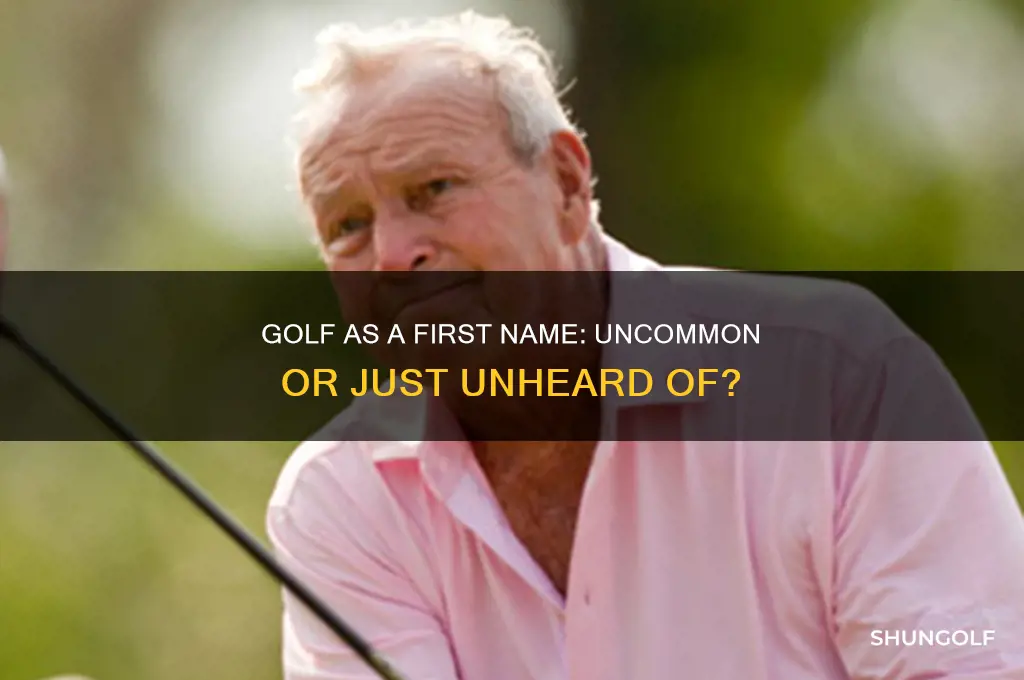 is there anyone with the first name golf
