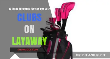 Where to Buy Golf Clubs on Layaway: A Comprehensive Guide