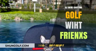 Golfing with Friends: Chatting Away!