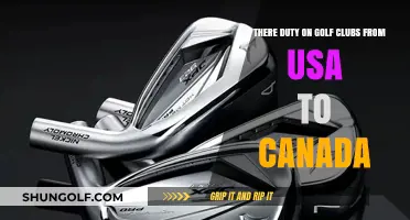 Importing Golf Clubs from USA to Canada: Duty and Tax Guide