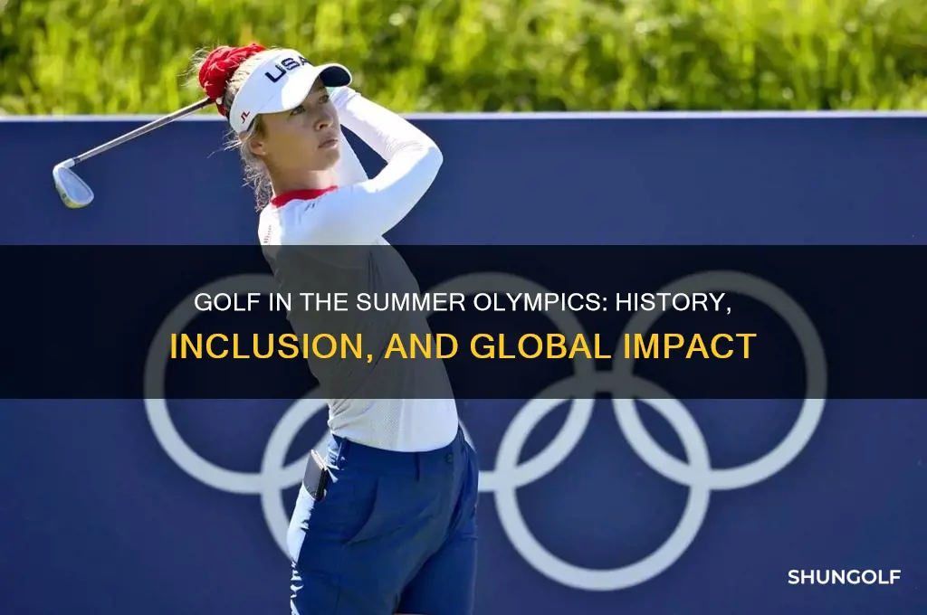 is there golf in the summer olympics
