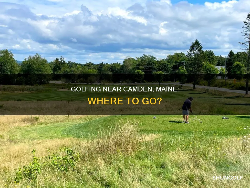 is there golf near camden maine