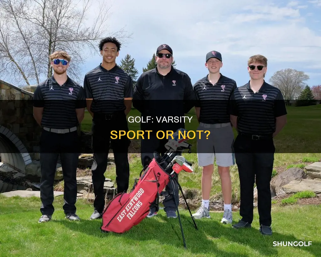 is there golf varsity