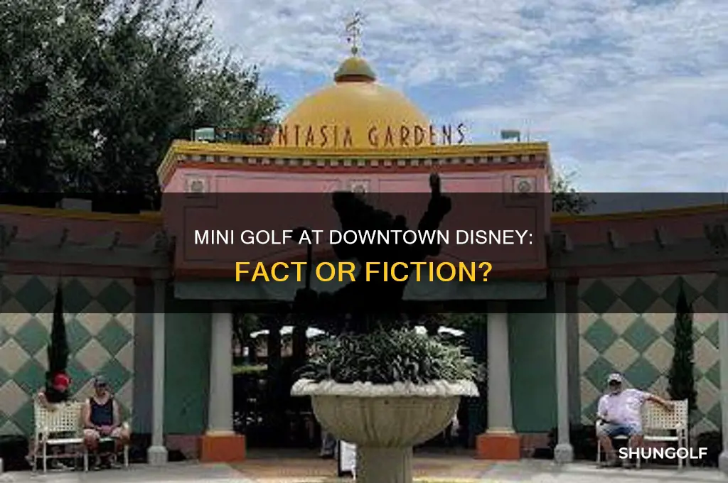 is there mini golf at downtown disney