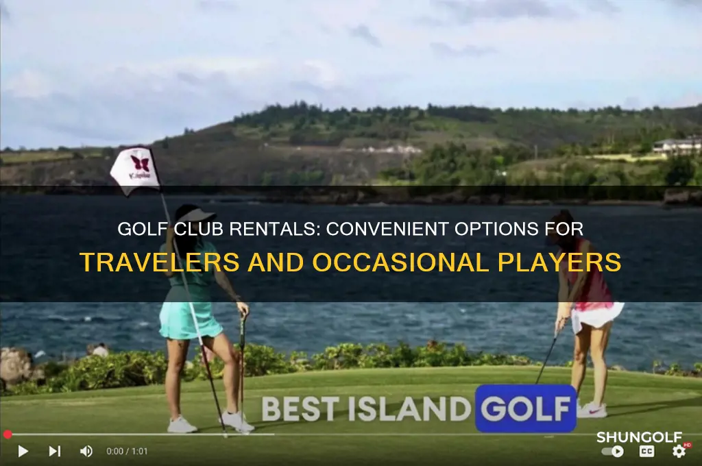 is there rental for golf clubs
