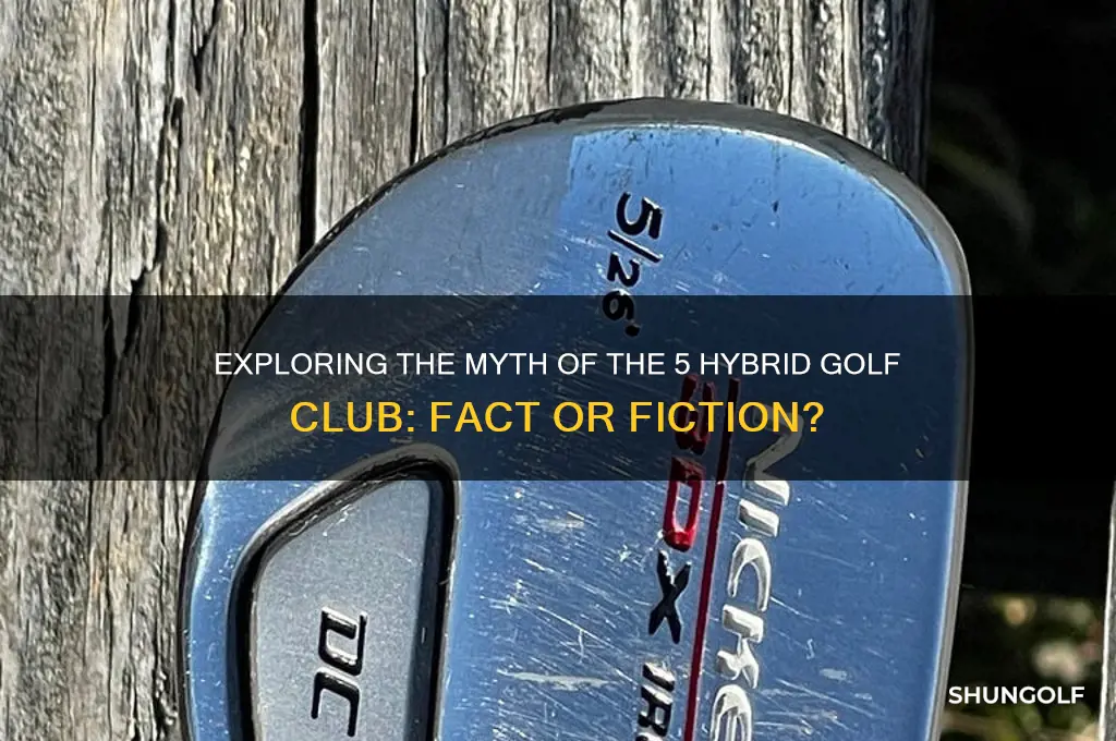 is there such thing as a 5 hybrid golf