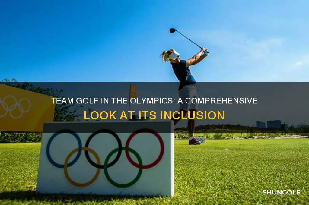 is there team golf in the olympics
