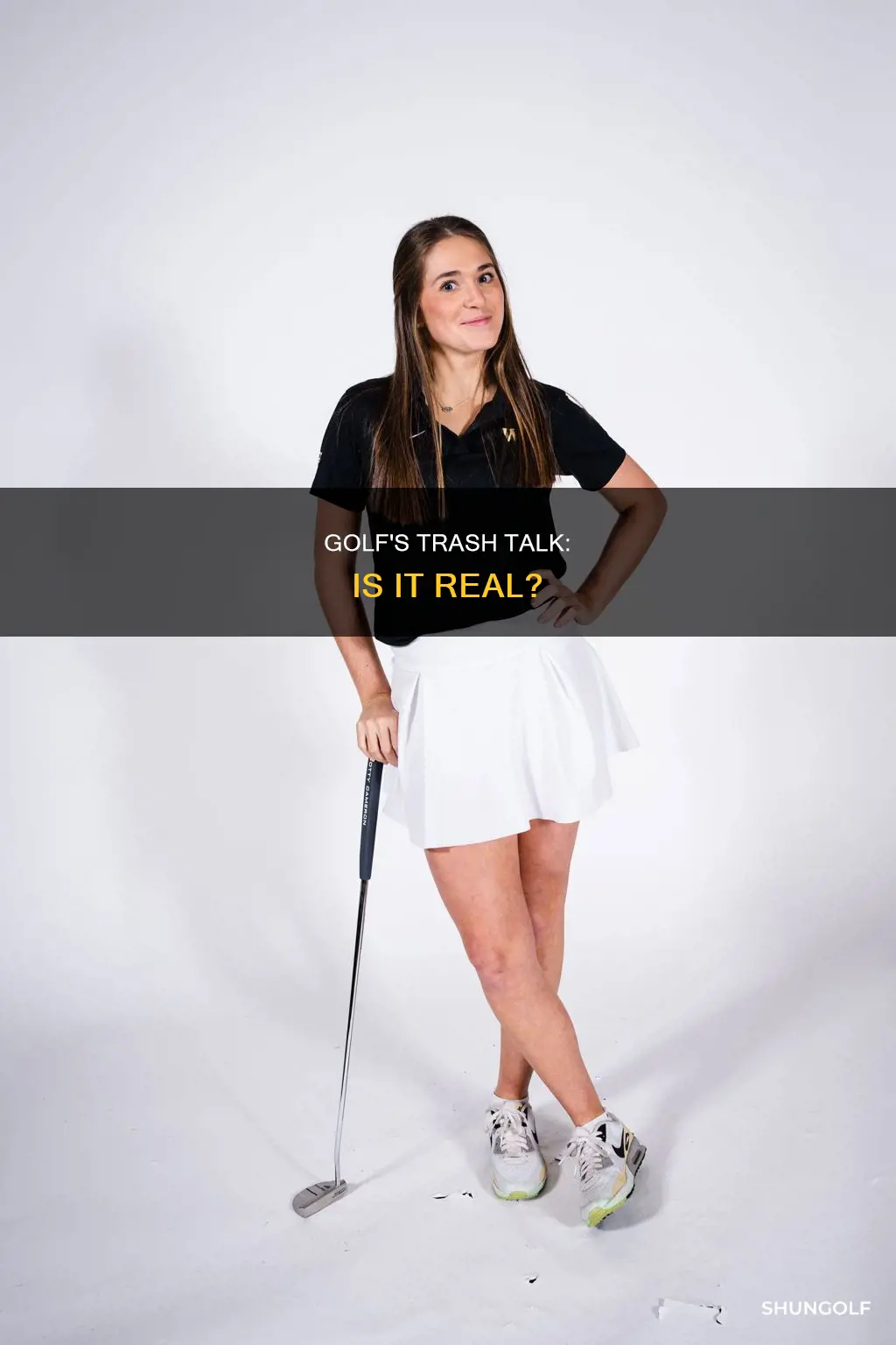 is there trash talking in golf