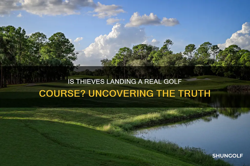 is thieves landing a real golf course