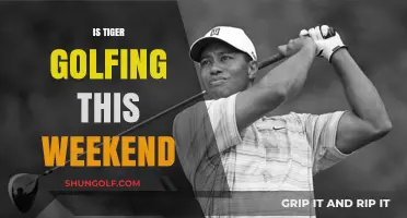 Tiger's Golfing Plans: Weekend Update