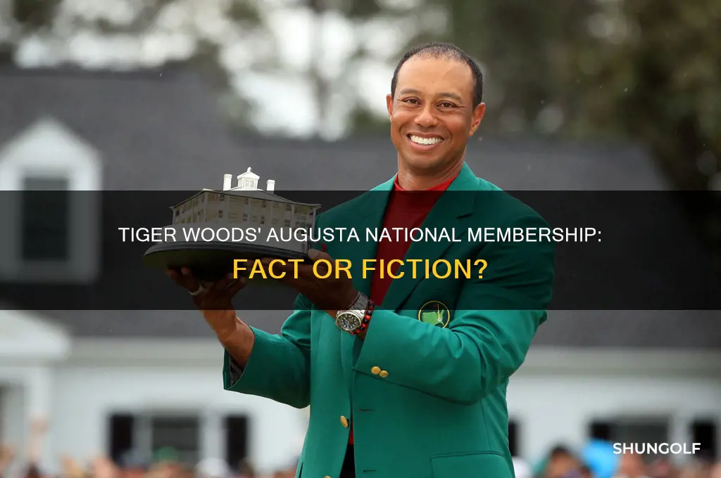 is tiger woods a member of augusta national golf course