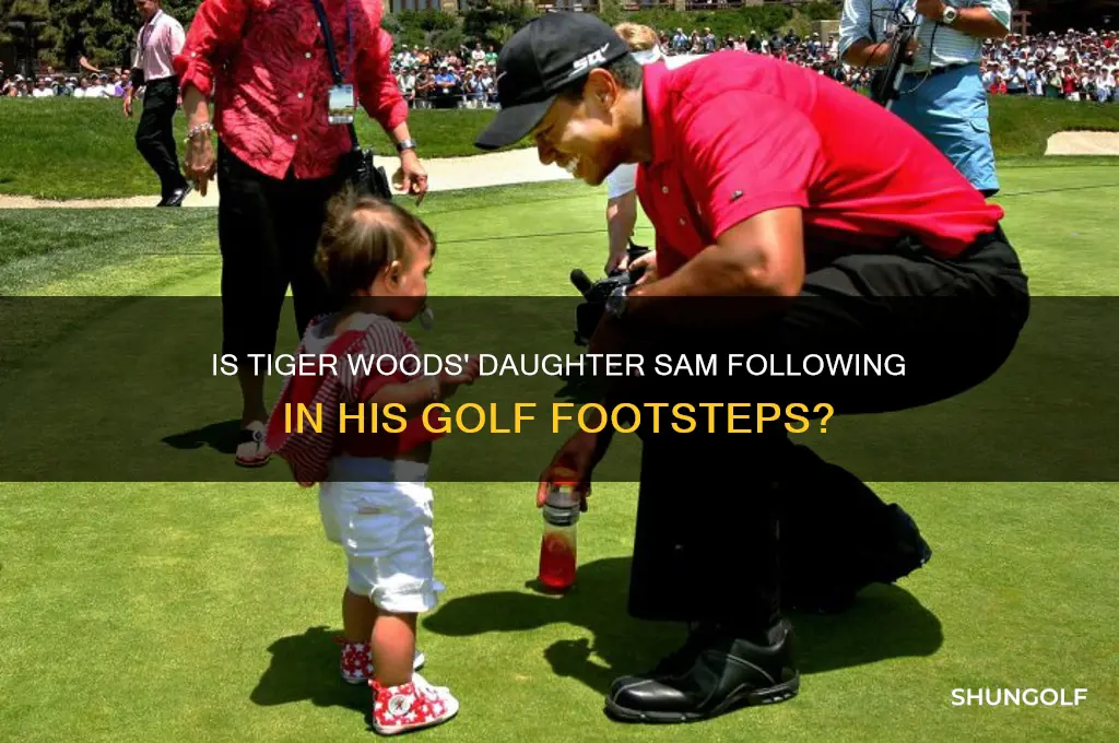 is tiger woods daughter a professional golfer