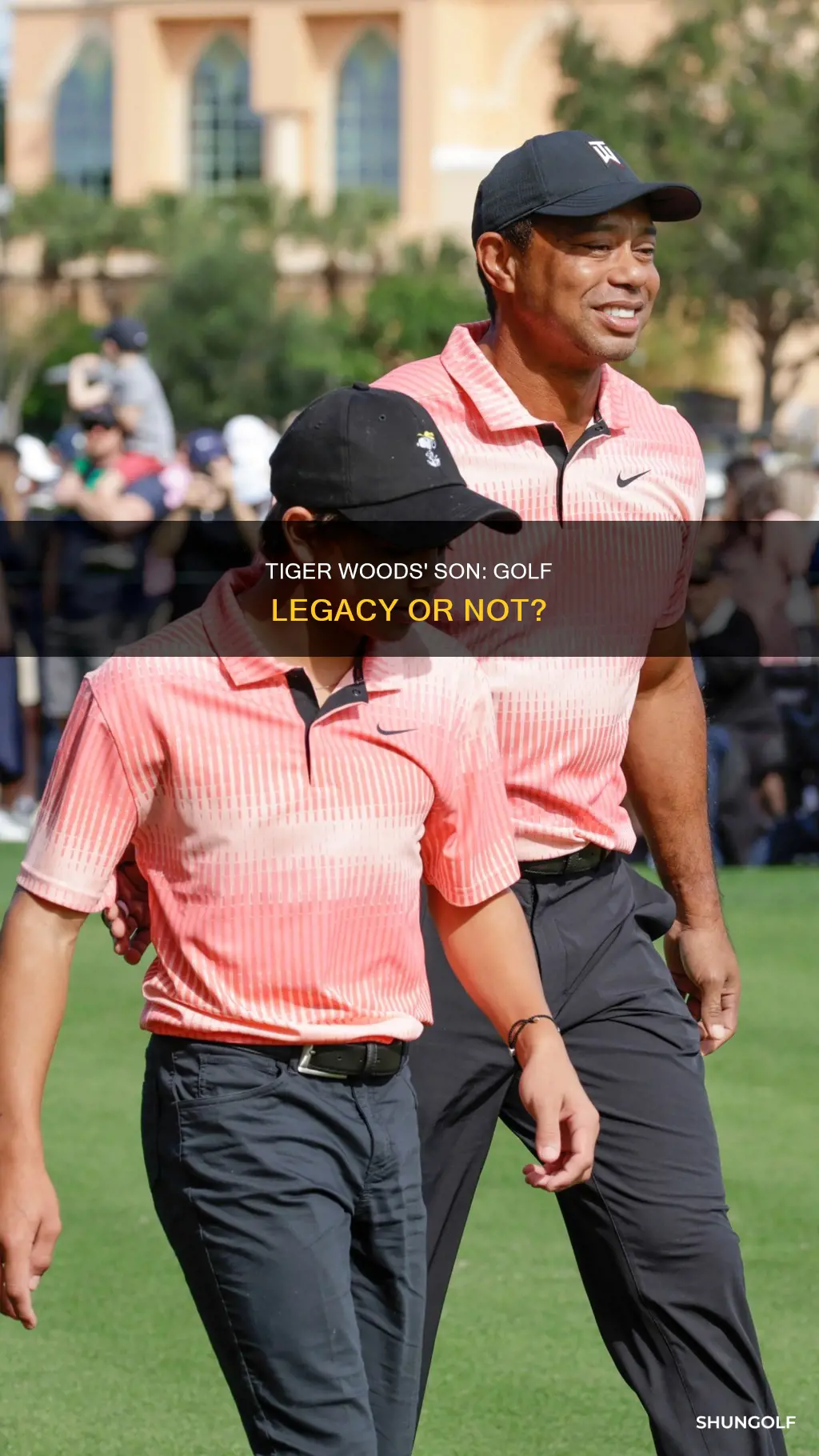 is tiger woods son a golfer