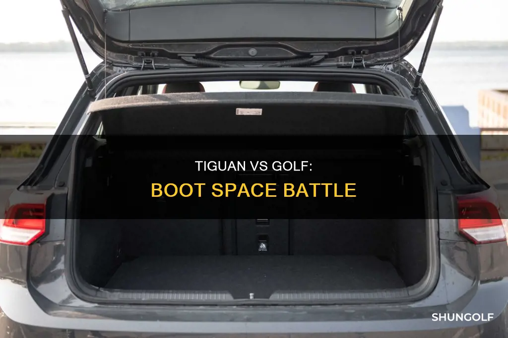 is tiguan boot bigger than golf