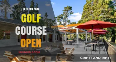 Is Tilden Park Golf Course Open? Current Status and Updates