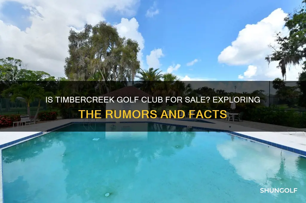 is timbercreek golf club for sale