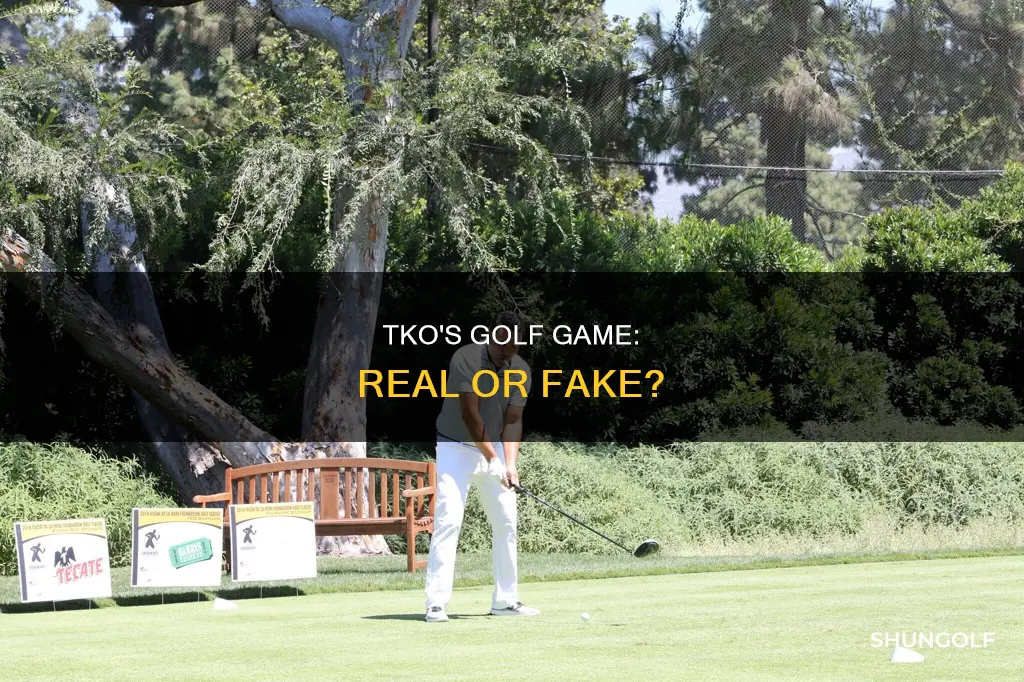 is tko a real golfer