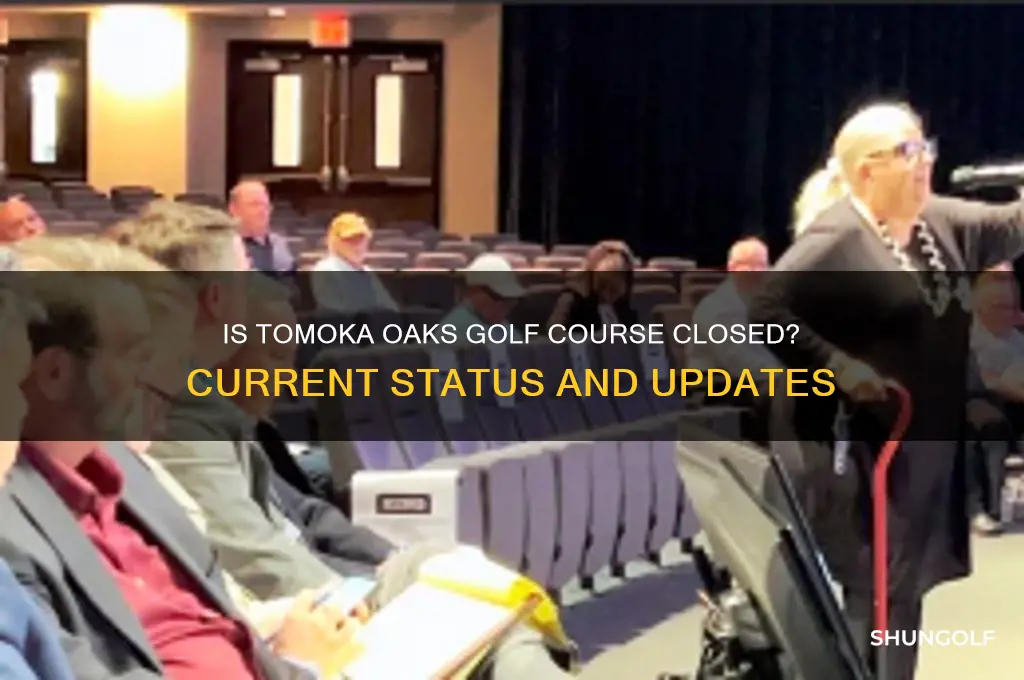 is tomoka oaks golf course closed