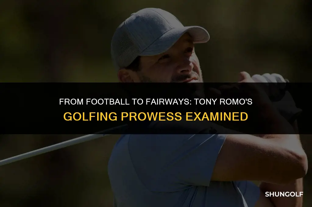 is tony romo a good golfer