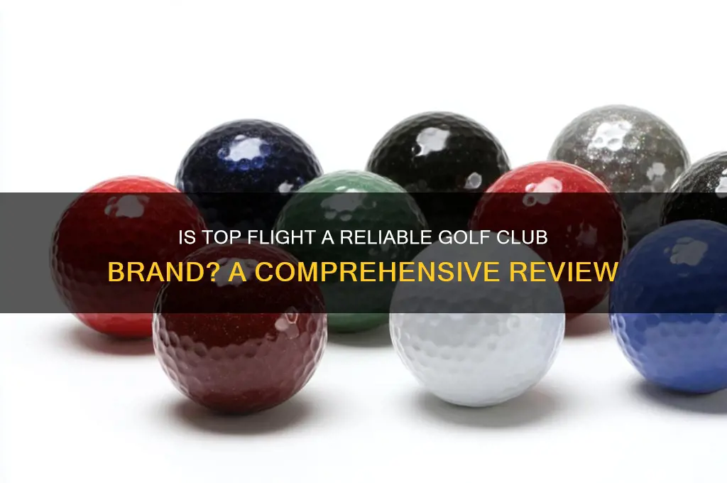 is top flight a good golf club brand