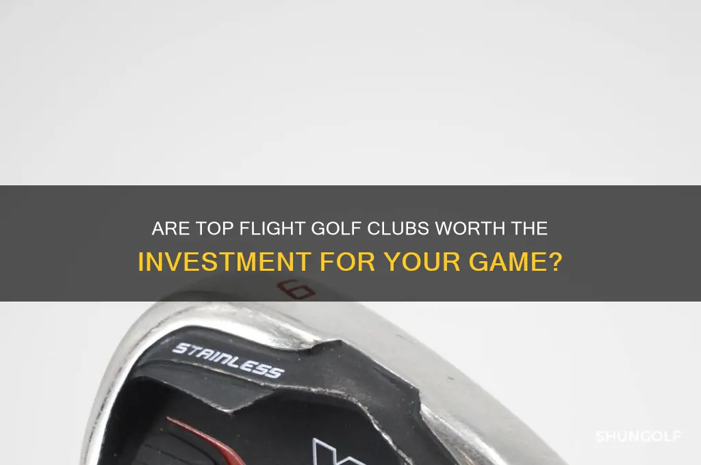 is top flight good golf clubs