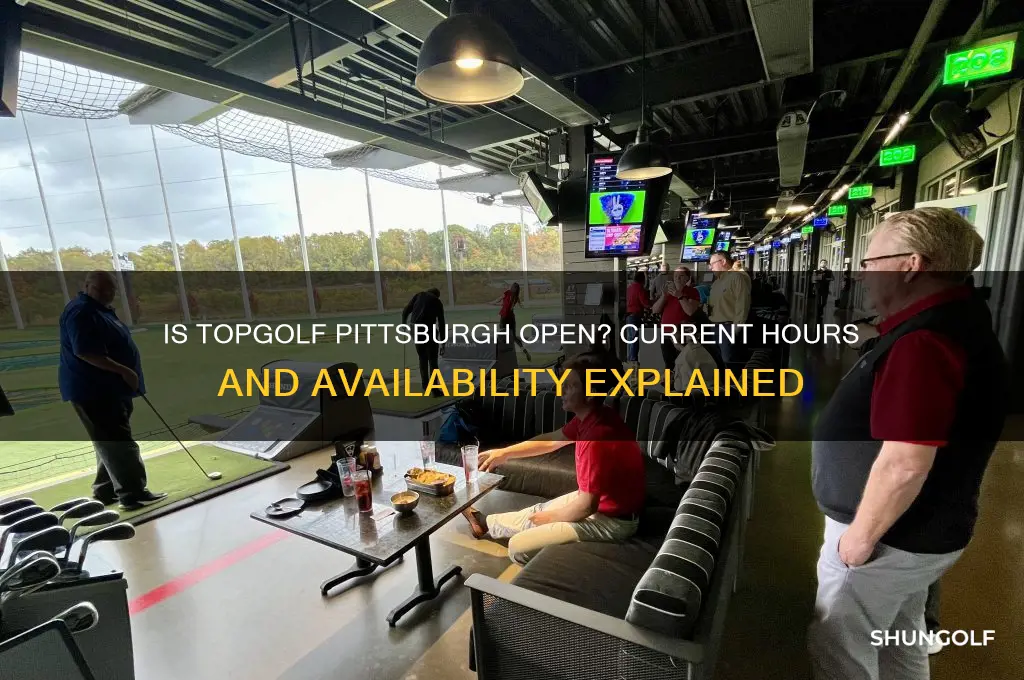 is top golf pittsburgh open