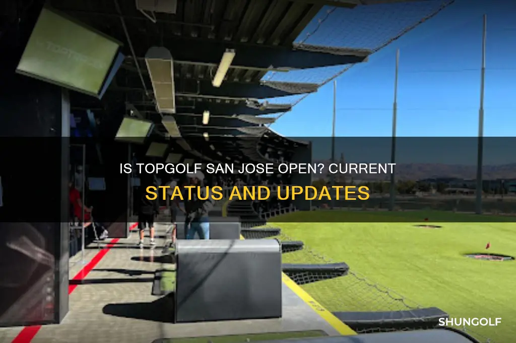 is top golf san jose open