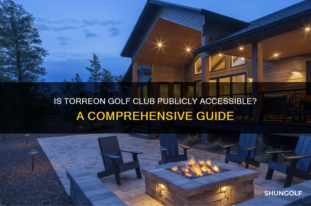 is torreon golf club open to the public