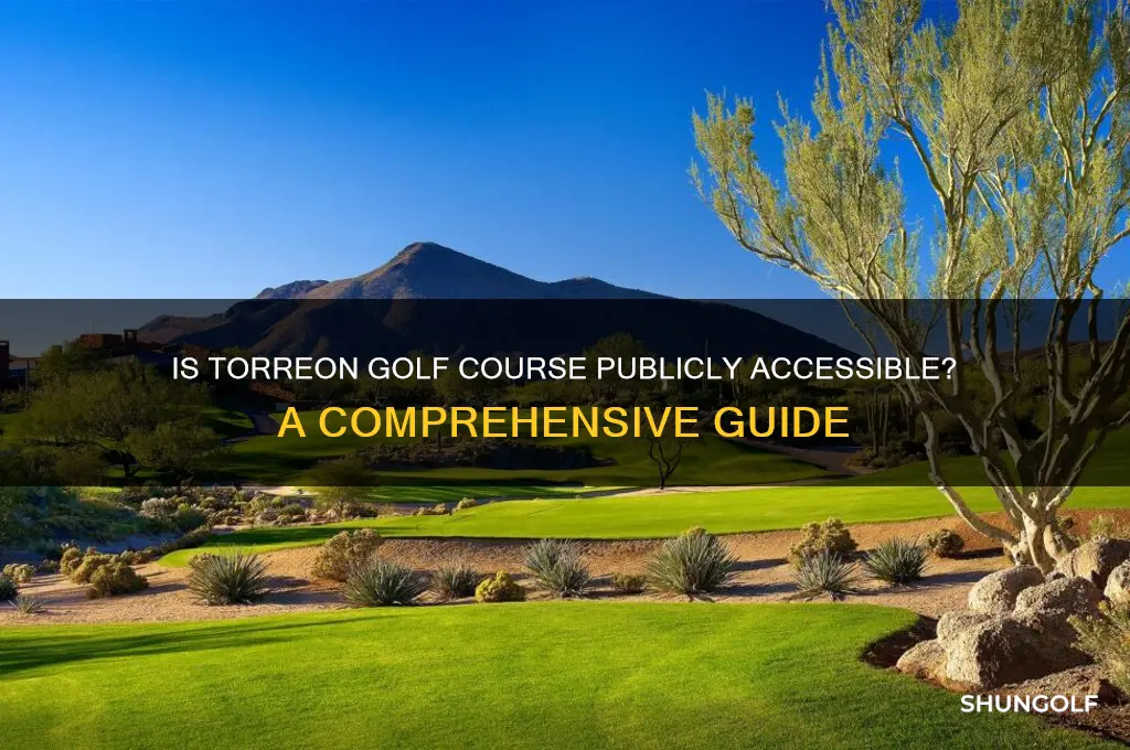 is torreon golf open to public