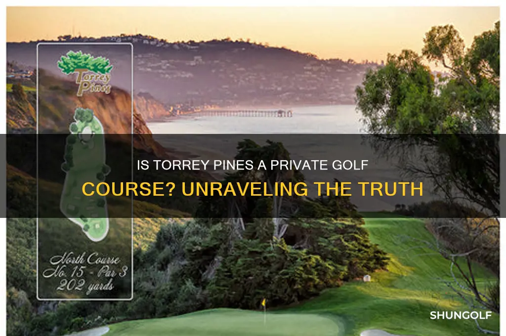 is torrey pines a private golf course
