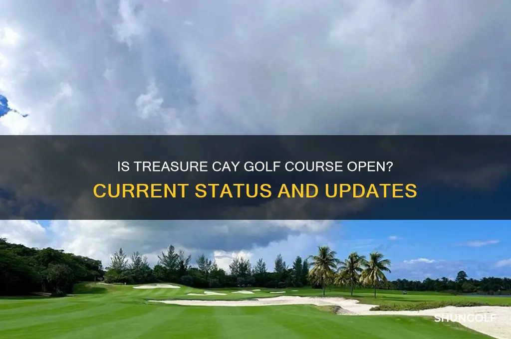 is treasure cay golf course open