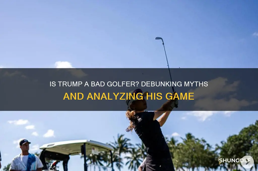 is trump a bad golfer