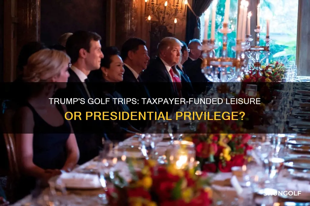 is trump charging his golf time to the taxpayers