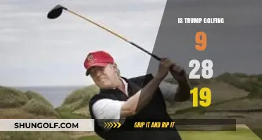 Trump's Golf Outing on September 28, 2019: Fact or Fiction?
