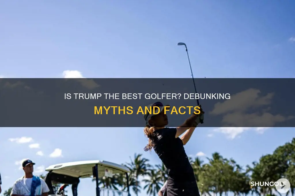 is trump the best golfer