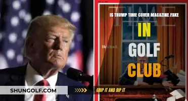 Is Trump's TIME Cover at His Golf Club a Fake Display?